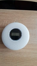 Alarma Digital de humo de Gas 2 en 1, Detector de monóxido de carbono de Co, Sensor de advertencia de voz, protección de seguridad para el hogar, alta sensibilidad