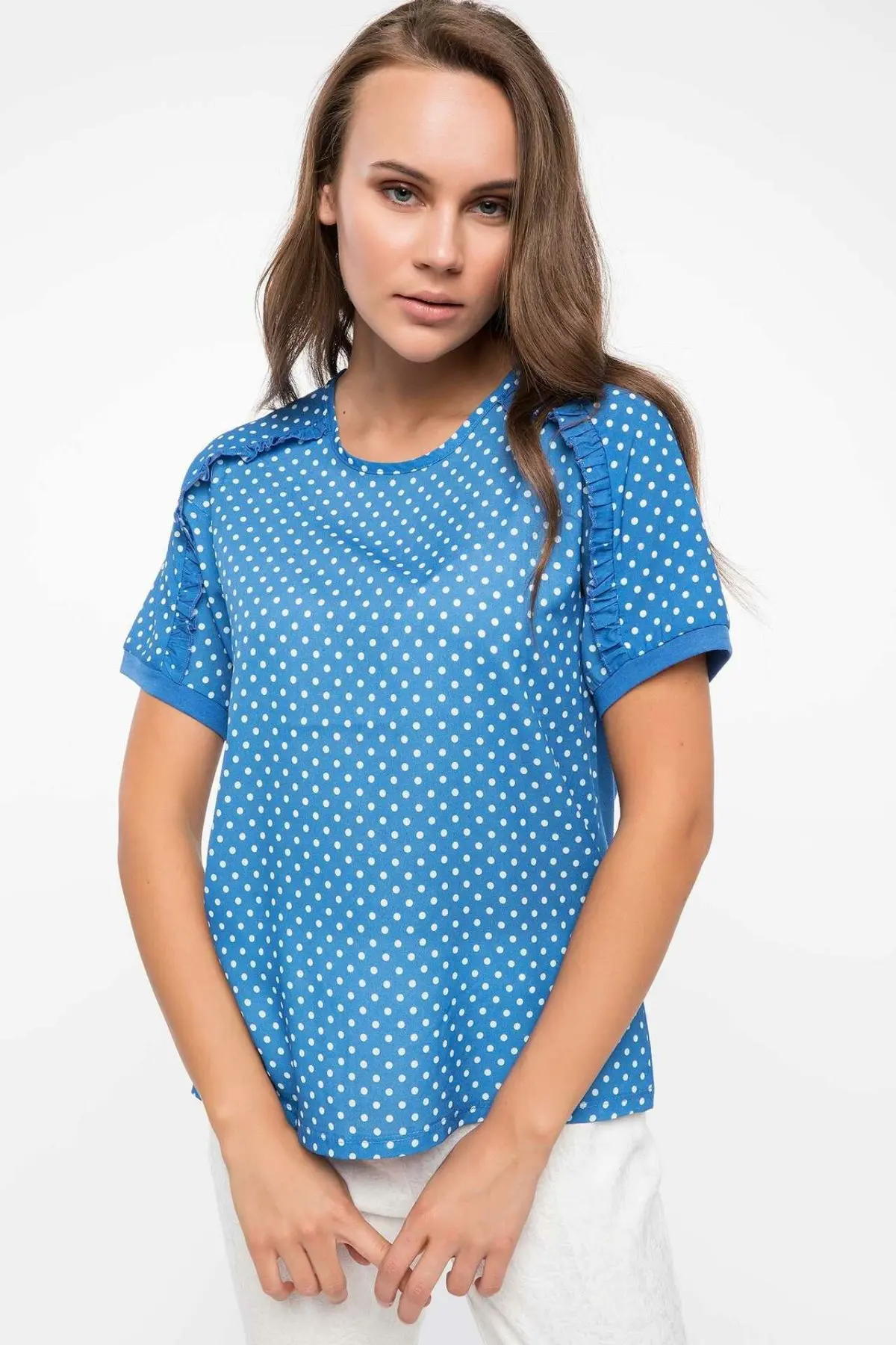 

DeFacto Woman Short Sleeve Blouse-J3152AZ18SM