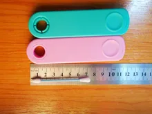 2 unids/caja reutilizable hisopo de algodón de doble cabeza toallitas de limpieza de orejas cosmética herramienta de silicona hisopos suaves maquillaje Accessrory