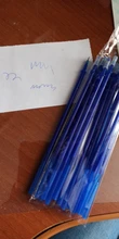 20 piezas bolígrafo borrable recargable 0,35mm azul/negro tinta magia bolígrafo borrable recargable estudiantes de escritura de regalo de pluma artículos de papelería para estudiantes