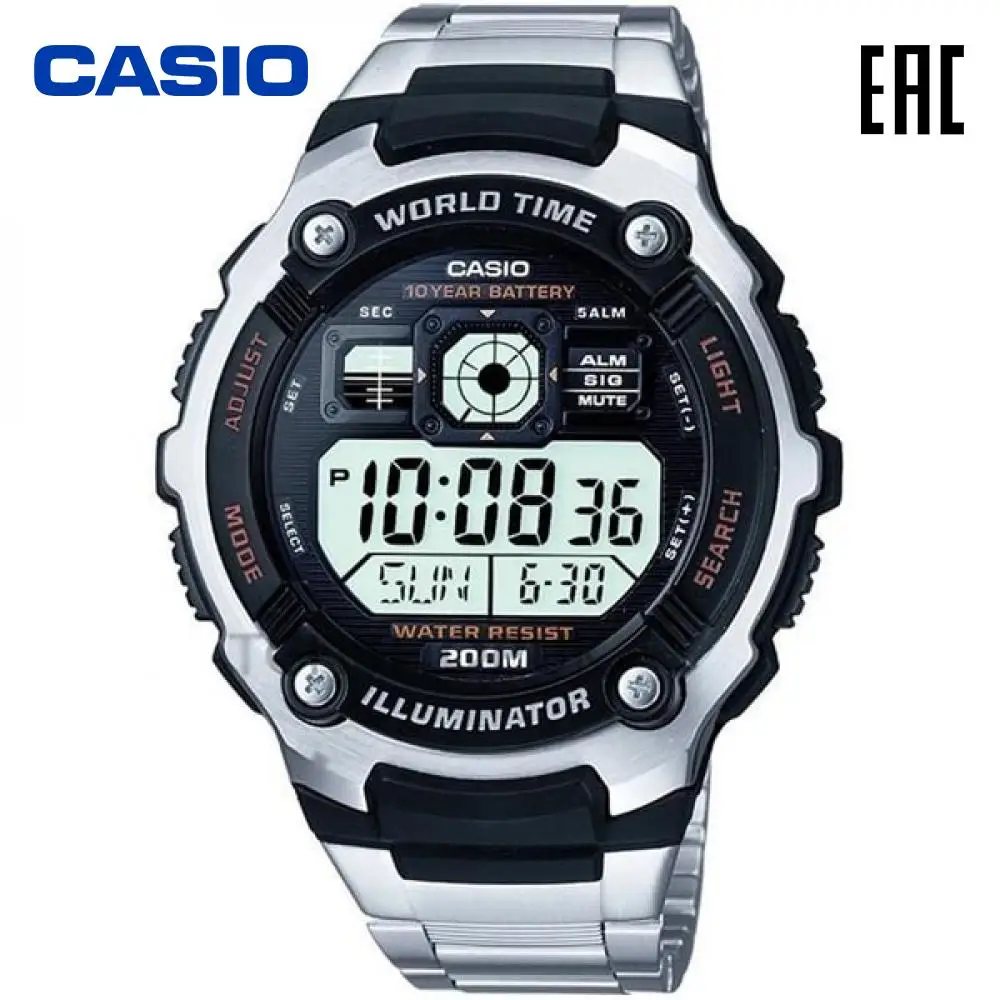 Casio ae 2000wd 1a men's wristwatch|Digital Watches| - AliExpress