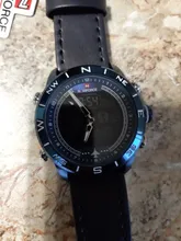 NAVIFORCE relojes deportivos para hombre superior de la marca de lujo de Cuero militar de los hombres reloj de pulsera de cuarzo Digital cronógrafo reloj Masculino