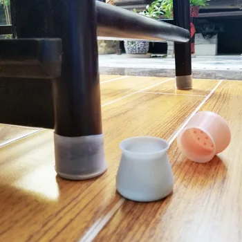 

Table Chair Leg Mat Silicone Non-slip Table Chair Leg Caps Foot Protection Bottom Cover Pads Wood Floor Protectors