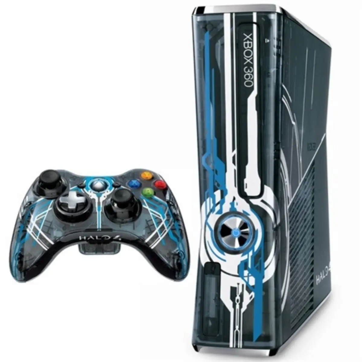 игровая приставка Microsoft Xbox 360 250Gb Limited Edition Halo 4 (б.у.) экслюзивная консоль редкая