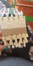 10 unids/lote Original creativo de decoración del hogar Clip de madera para los regalos de los niños