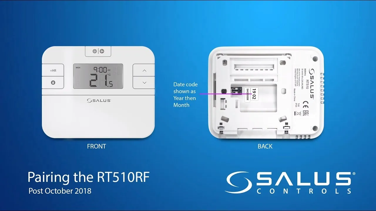 Salus Thermoregulator Rt510rf Programmable, Wireless - Smart Temperature  Control System - AliExpress