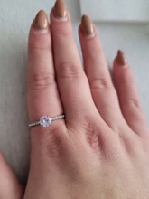 De alta calidad de Color de plata diamantes de imitación incrustaciones anillos para mujer anillo de boda regalo compromiso para mujeres envío gratuito
