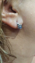 Pendiente de tuerca de Plata de Ley 925 para mujer y niña, aretes de diseño de garra de gato de circón azul, joyería para oreja 2020