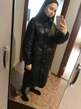 Down-Jacket Coat Yellow Winter Women Outerwear Snow FTLZZ Warm Blue Long 90%White-Duck-Down