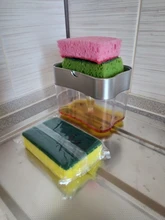 Soap-Pump-Dispenser Container Soap-Organizer Sponge-Holder Kitchen-Cleaner-Tool Manual-Press