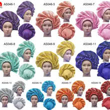 AS046-DHL мода авто геле Нигерия ручной работы головные уборы камни с бисером для свадьбы и вечеринки