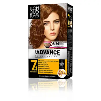 

Dye Color Advance dark blonde Golden cobrizo frappe cinnamon No. 6.34 box 1 unit permanent coloration