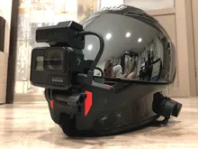 Correa de montaje para casco de motocicleta, monturas de barbilla frontal floidables para GoPro Hero 9 8 7 6 5 DJI Osmo Action Insta360, accesorios, novedad de 2021