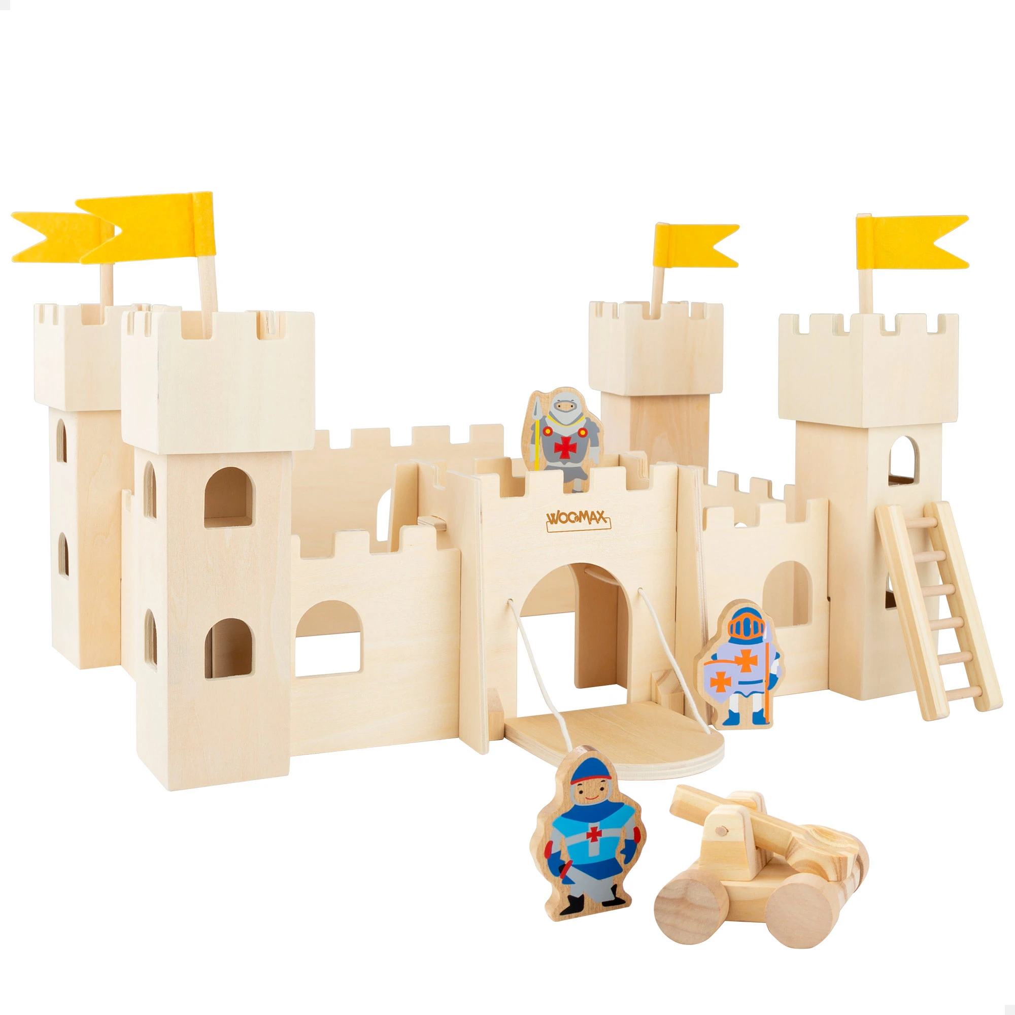 Medieval Wooden Toy Castle