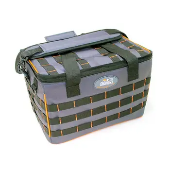 

Bag fishing track experience base lure bag XL,38x26x25 cm, color. Gray + 5 boxes Luno 28/1/pf-bba-01