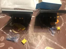 UBARO-Interruptor táctil AC100-240 europeo, panel LED de alimentación de pared de cristal templado en blanco y negro, 1/2/3 entradas