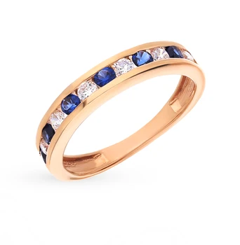 

Silver ring with cubic zirconia and nanosaphires sunlight sample 925