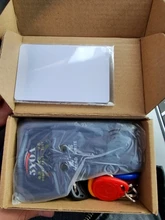 Copiadora RFID EM4100 de 125KHz, lector y programador duplicador + EM4305 T5577, tarjeta de identificación regrabable