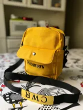 Bolso de hombro para estudiantes, Cartera de lona pequeña y versátil de estilo coreano INS, bolso de hombro para estudiantes, con solapa