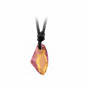 

KUTAYDAN Swarovski®Astral Pink 6656 Galactic Drawstring Necklace