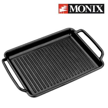 

Monix Solid Plus-grille frying pan non-stick cast aluminum grille 40 cm induction cooker vitroceramic gas