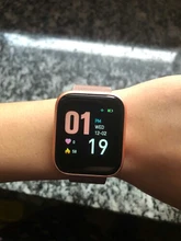 Reloj inteligente deportivo para hombre y mujer, pulsera con control del ritmo cardíaco, conexión para Android, 2020