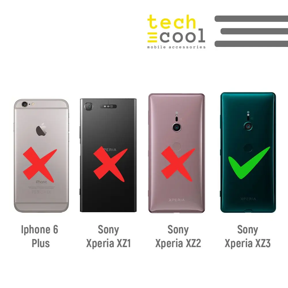 FunnyTech®Силиконовый чехол для Sony Xperia XZ3 l камера была открыта Прозрачный