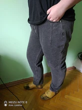 Pantalones vaqueros de cintura alta para mujer, pantalón bombacho, holgado, con cremallera, longitud completa
