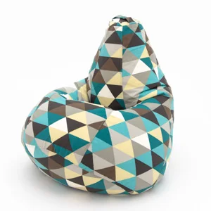 Armchair bag pear Oxford water repellent waterproof rainproof large soft frameless pouf ottoman for Home Cottage