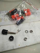 Nut Jack-Connector Banana-Socket Binding-Post Nickel-Plated Black 10pcs for 4mm Red Professional