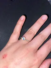 Anillo para mujeres de moda moderno, anillo de compromiso de circonita de cristal AAA blanca, regalo de joyería de boda, 2020