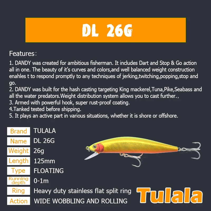 Tulala, жесткая литая приманка, 26 г, Дуо, приманка, ложка, Шор, литье, свинцовая рыба, Морская рыбалка на щуку, приманка, снасти, вобберы, жесткие приманки