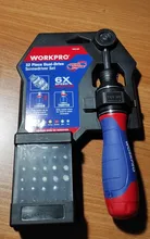 WORKPRO 32 in 1  6X Speed Screwdriver with Bits Set Home Repair Tool Free Shipping