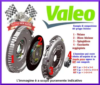 

VALEO KIT 2P + CSC FO.FIESTA 1,8 TDDI834057VALEO