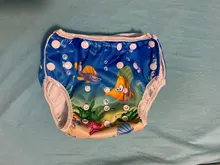 Ohbabyka-Pañales de tela ajustables de natación para bebés, cubierta de pañal para nadar los bebés, lavables, reutilizables, impermeables para la natación