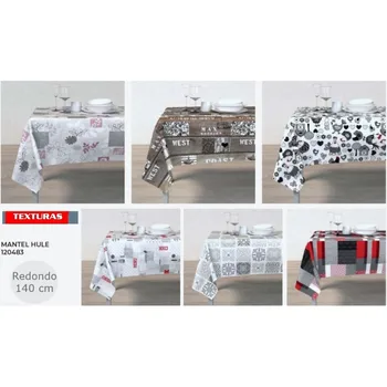 

Rubber tablecloth Modern 120483 Round 140 cm