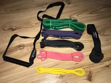 Bands-Set Resistance-Bands Pull-Up Exercise Powerlifting TOMSHOO Lixada