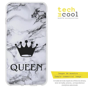 

FunnyTech®Silicone Case for Sony Xperia XZ3 L Design Crown Queen background Texture