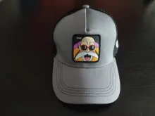 Gorra de malla con estampado de DRAGON BALL para hombre y mujer, gorro de malla con estampado de DRAGON BALL NARUTO, Snapback, Gorra de béisbol de algodón Hip Hop, unisex