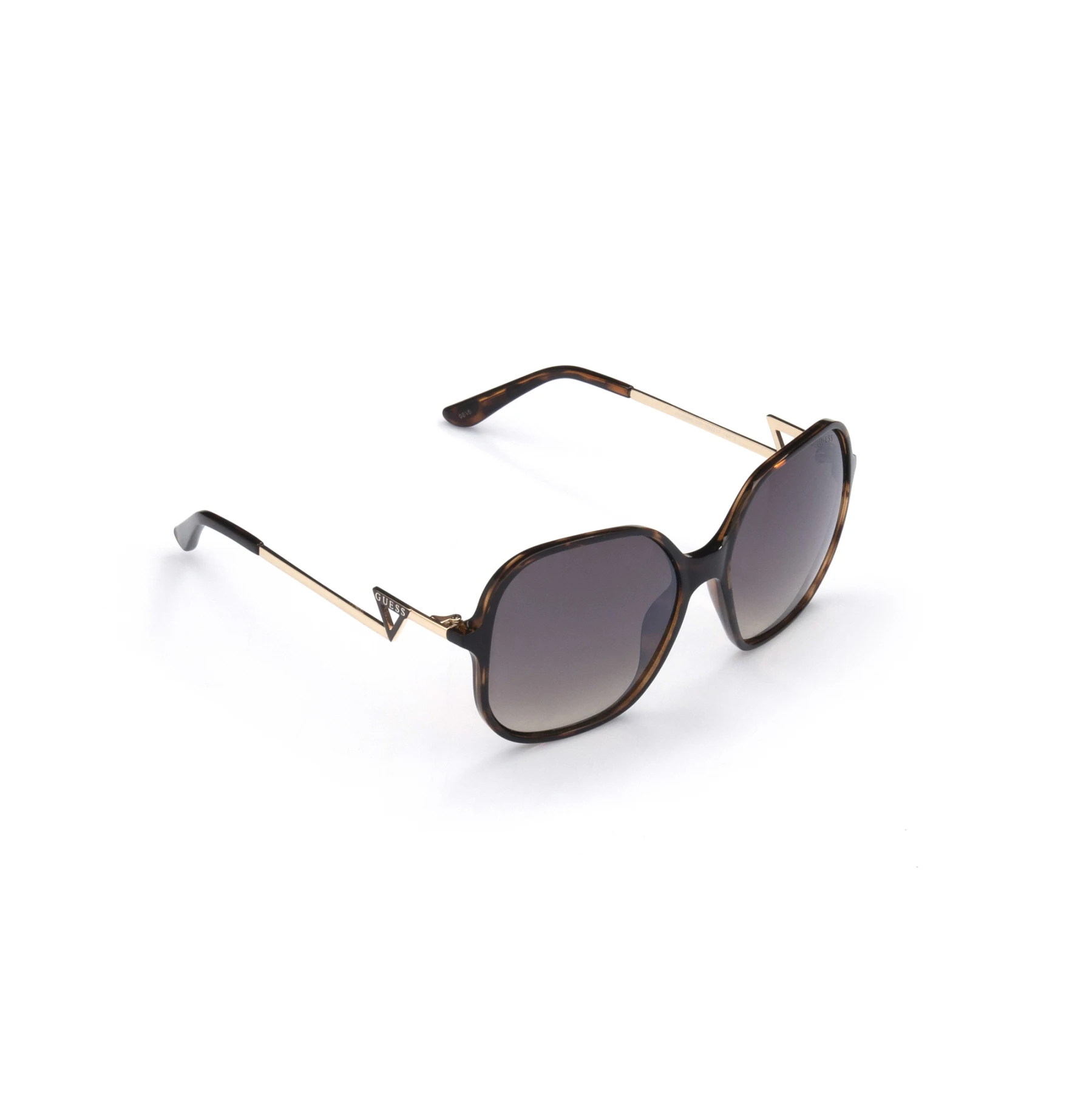 

Women's sunglasses gu 7605 52f bone Brown organic rectangle rectangular 59-17-145 guess