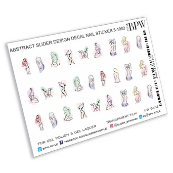 

Slider-design of the figure, BPW.style, Water stickers on the nails, sd5-1902