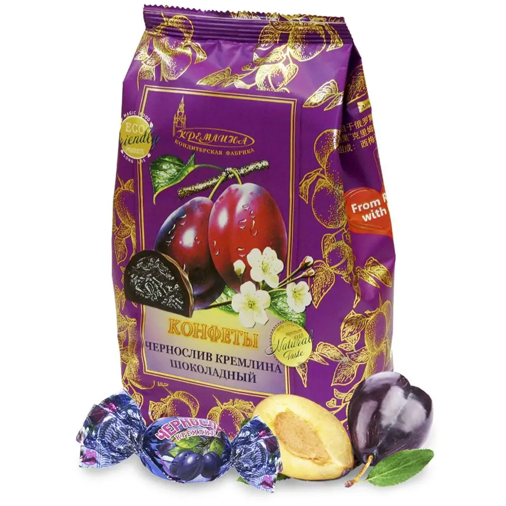 Candy Chocolate кремлина prune the chocolate-snacks and sweets, goods from Russia afbeelding