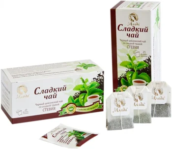 

Mlada tea "sweet tea", black, with stevia, 25 bags