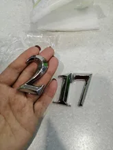 Cartel de número de puerta, autoadhesivo, 3D, 5cm/7cm, para apartamento, Hotel, oficina, dirección, calle, pegatinas, señal de placa