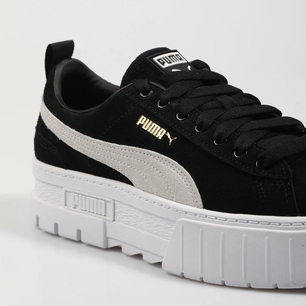 Zapatillas Puma MAYZE WNS 75940 121010175940 en Negro Black Leather  2021|Zapatos planos de mujer| - AliExpress