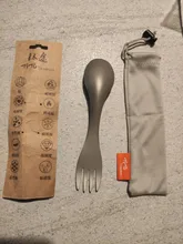 Titanium Spoon Tableware Fork Ultralight Tito Outdoor Camping Picnic Pure