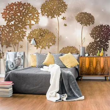 

Wall mural-Golden Garden - 300x210 cm