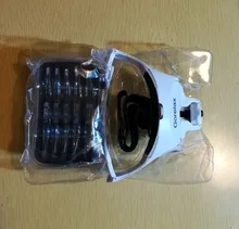 Gafas de aumento con luz LED y soporte para la cabeza, lupa de lectura manos libres para joyería, lupa artesanal