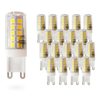 

20 pack LeaderssonLED Energy saving lightbulbs MOSCU G9 LED (ceramics Tubular) 5W [energy rating: A +]