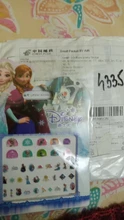 Niñas congelados elsa y Anna maquillaje juguetes pegatinas de uñas Disney nieve blanca princesa Sophia Mickey Minnie a los niños pendientes juguetes de pegatinas